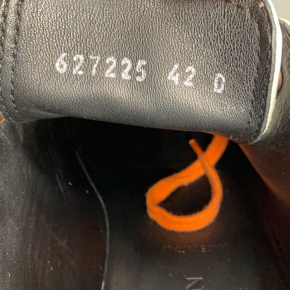 Alexander McQueen White & Orange Tread Slick Low Sneakers size 42/9 Platform - Picture 2 of 12